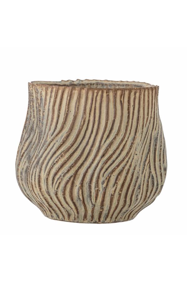 Bloomingville Dua Flowerpot, Brown, Stoneware