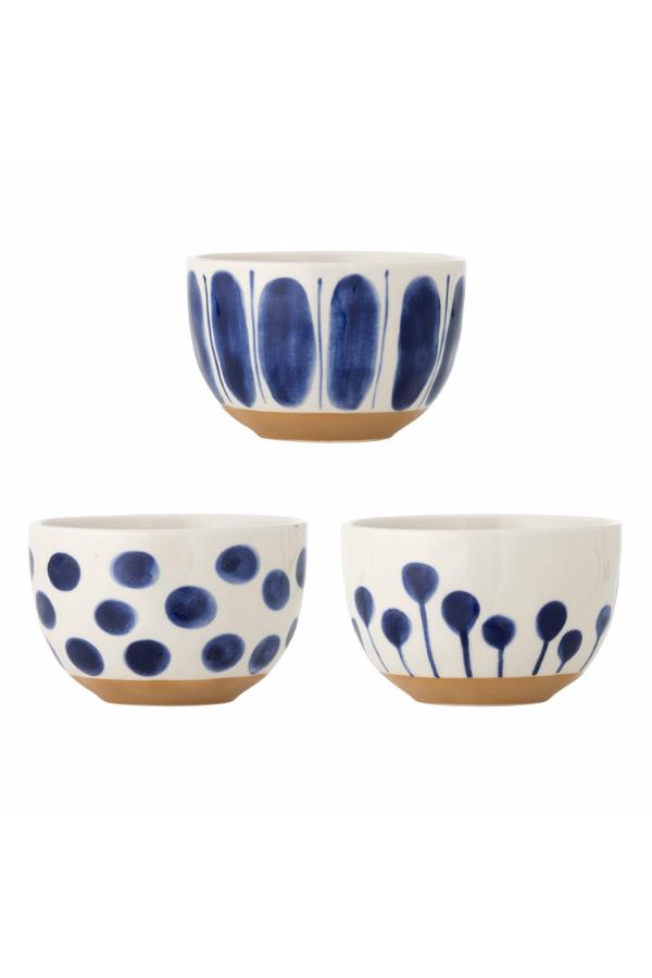 Creative Collection Linora Bowl, Blue, Stoneware