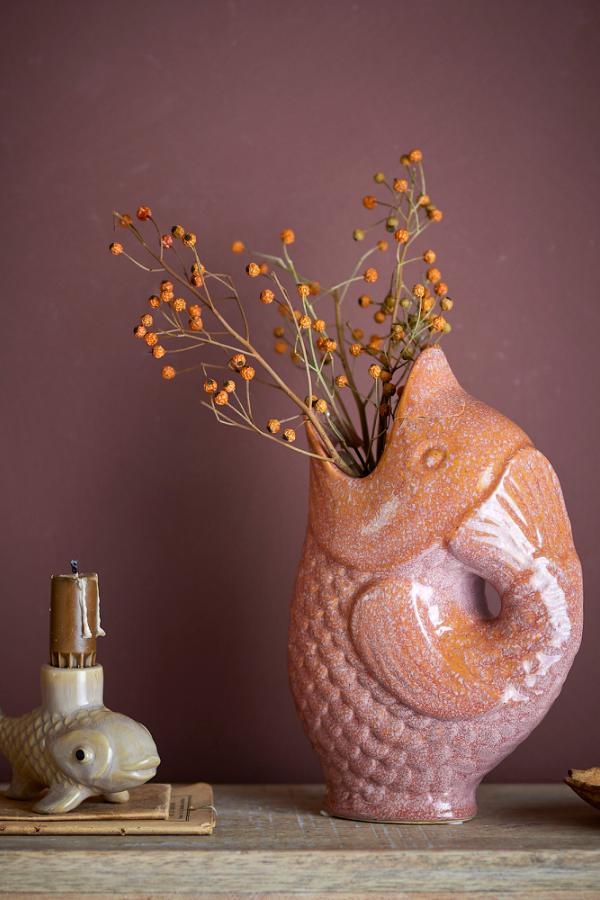 Creative Collection Harvey Vase, Brown, Stoneware
