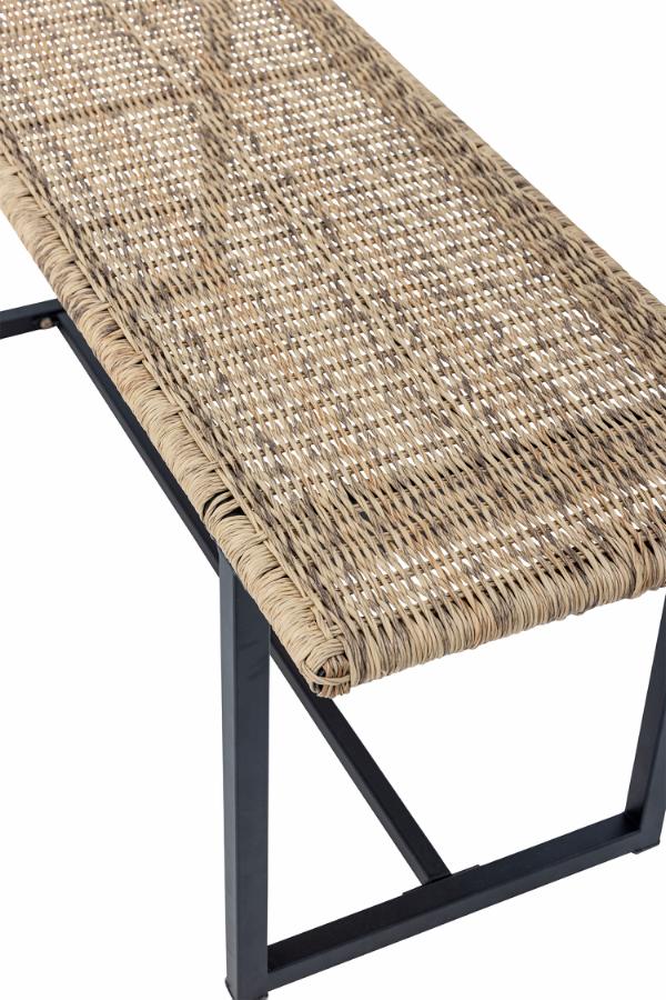Bloomingville Adilly Bench, Nature, Polyrattan