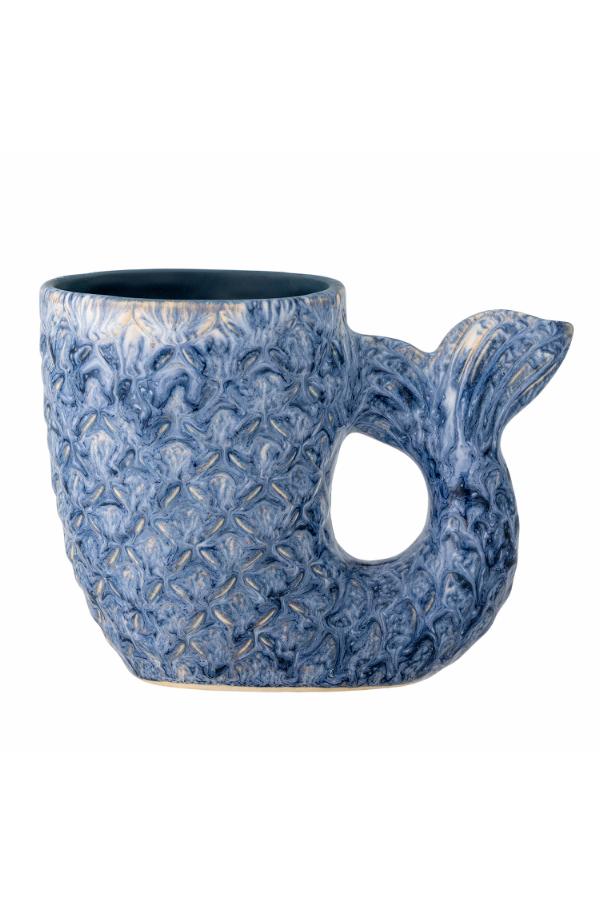Creative Collection Ariella Vase, Blue, Stoneware
