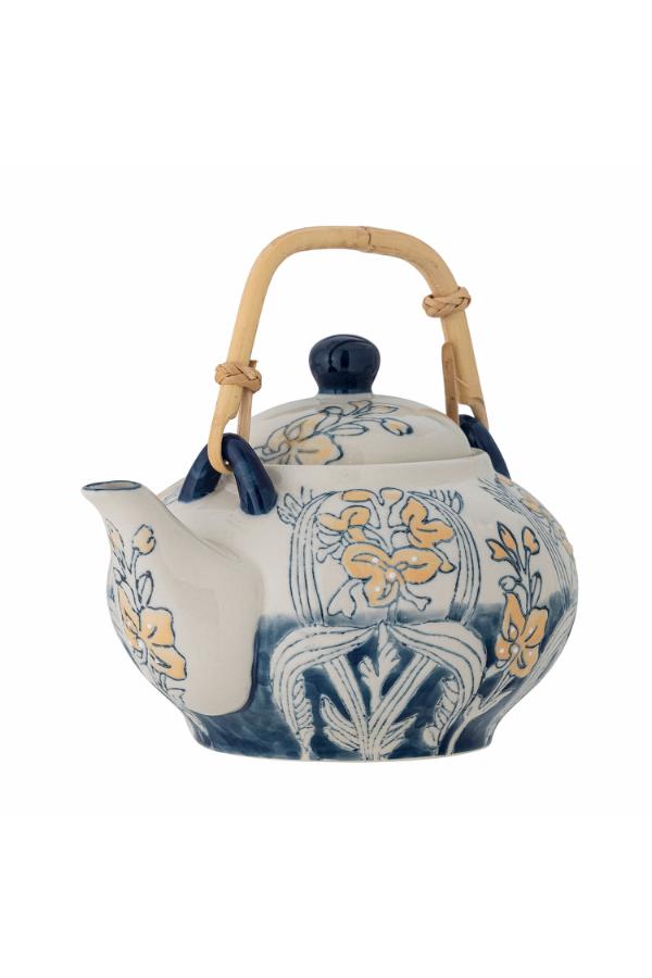 Creative Collection Myah Teapot w/Teastrainer, Multi, Stoneware