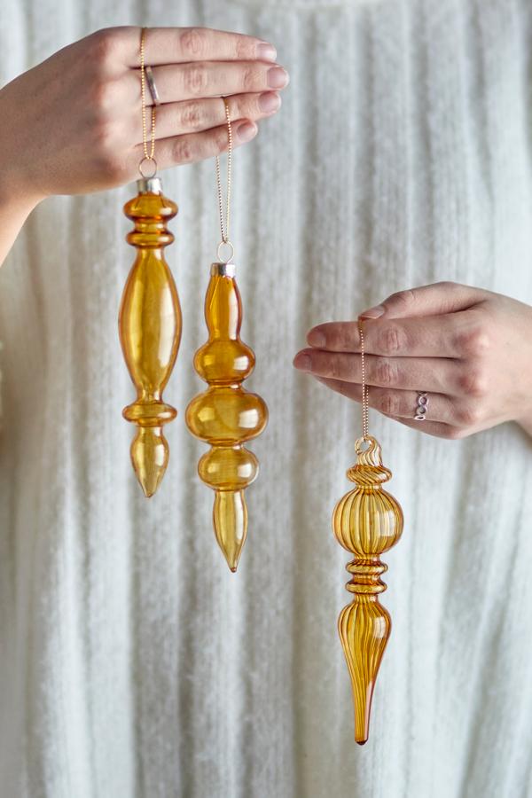 Bloomingville Auralia Ornament, Gold, Glass