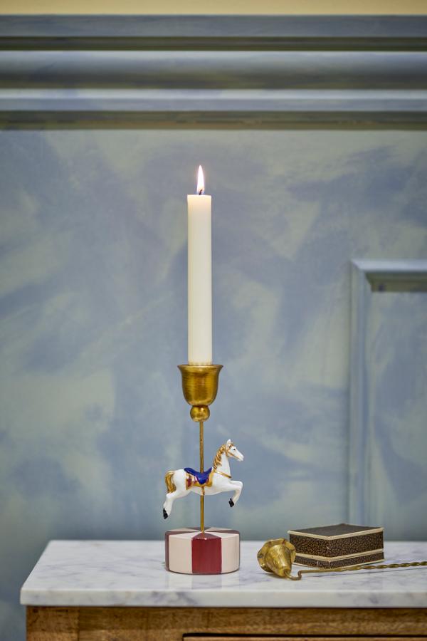 Bloomingville Merry-go-round Candle Holder, Multi, Polyresin