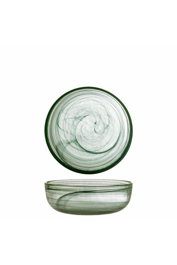 Bloomingville Amelie Bowl, Green, Glass