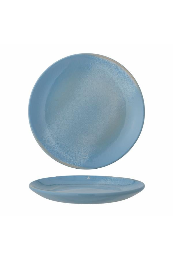 Bloomingville Safie Plate, Blue, Stoneware