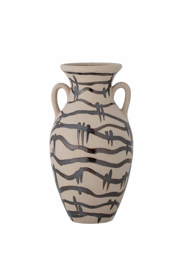 Bloomingville Ohana Vase, Black, Stoneware