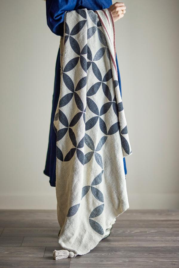 Bloomingville Forma Throw, Nature, Recycled Cotton