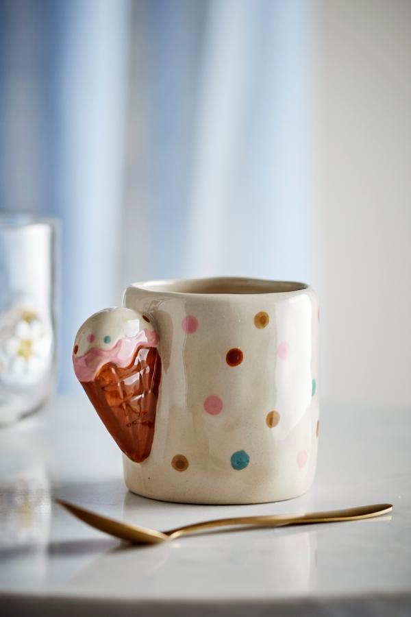 Bloomingville Mini Creamy Cup, Nature, Stoneware