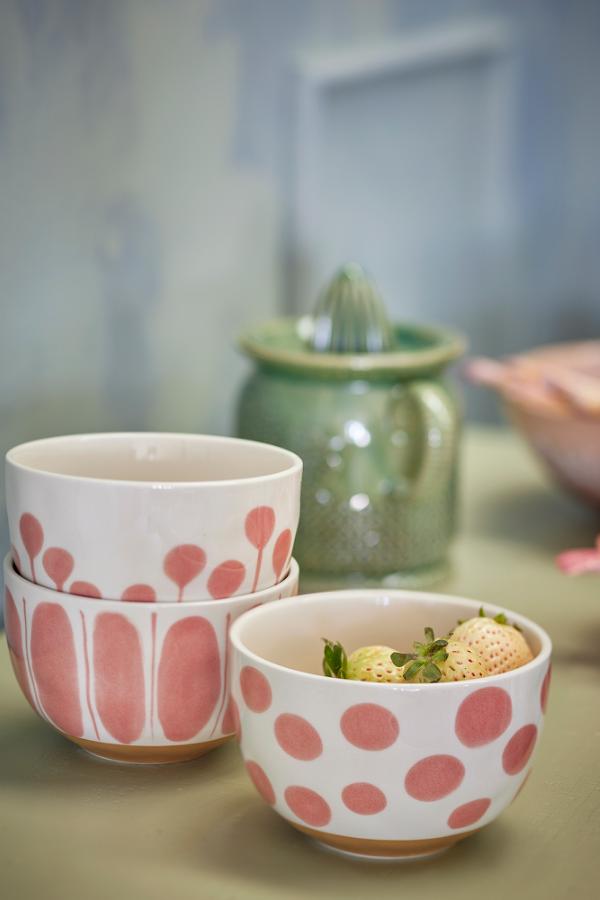 Creative Collection Linora Bowl, Rose, Stoneware