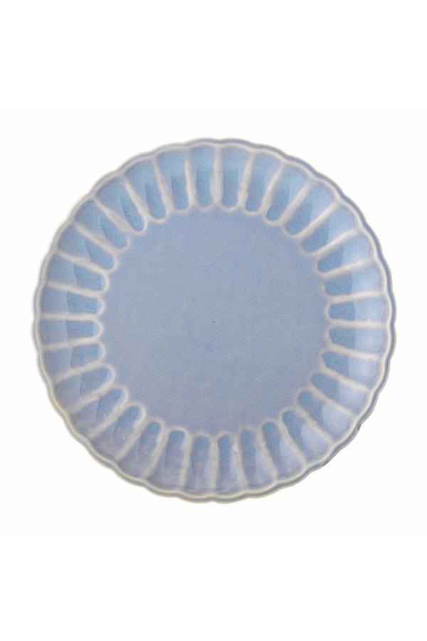 Bloomingville Latina Plate, Blue, Stoneware