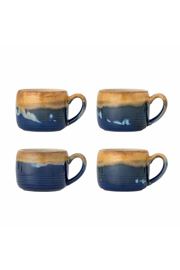 Bloomingville Sheen Cup, Blue, Stoneware
