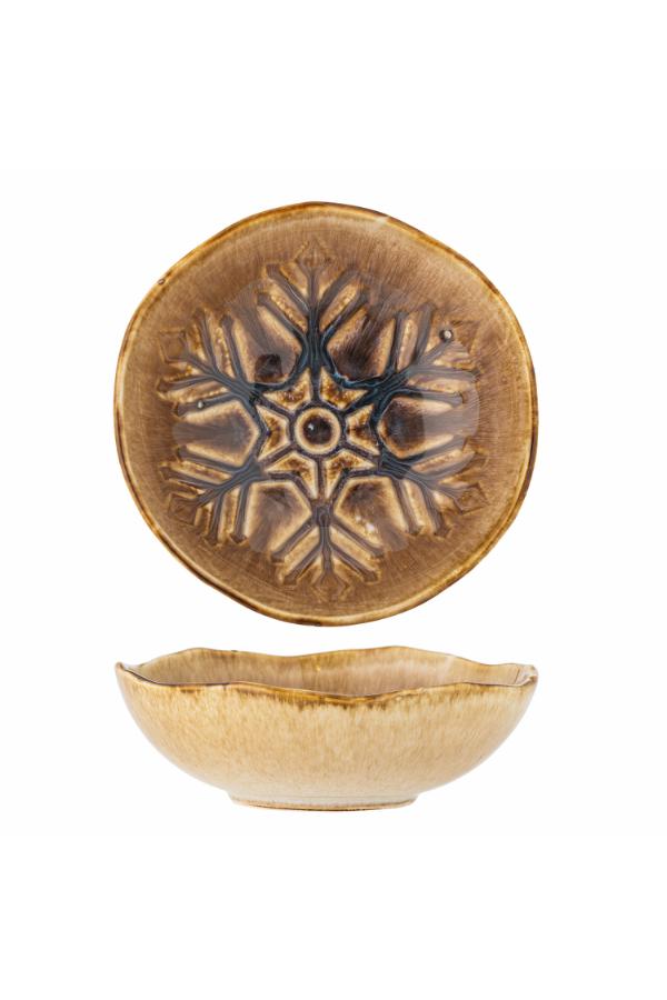 Bloomingville Acco Bowl, Brown, Stoneware