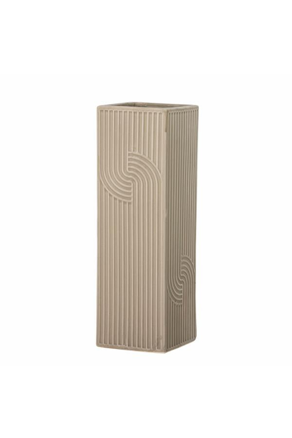 Bloomingville Heeira Vase, Brown, Stoneware