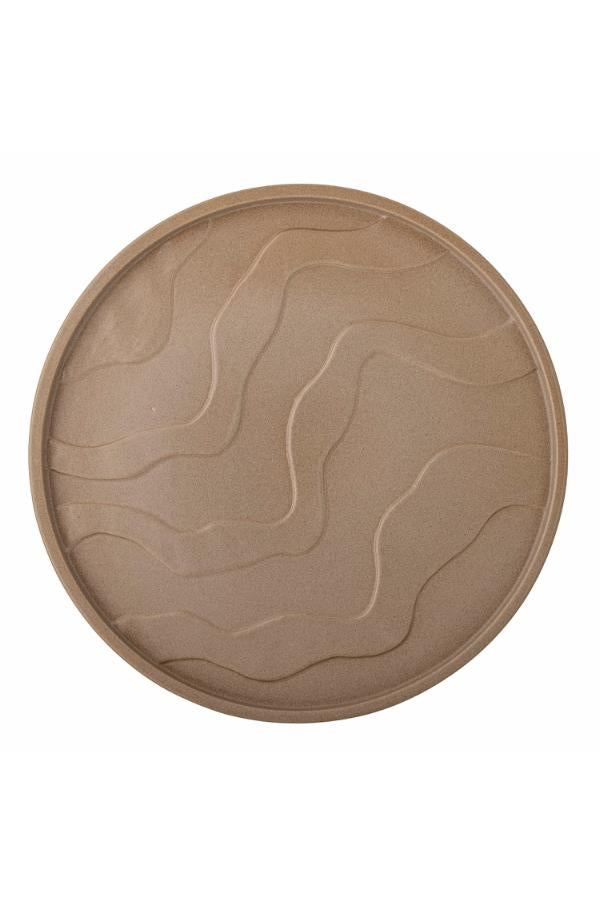 Bloomingville Noria Tray, Brown, Stoneware