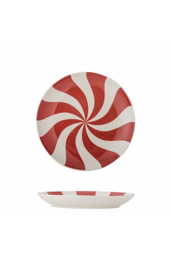 Bloomingville Yule Plate, Multi, Stoneware