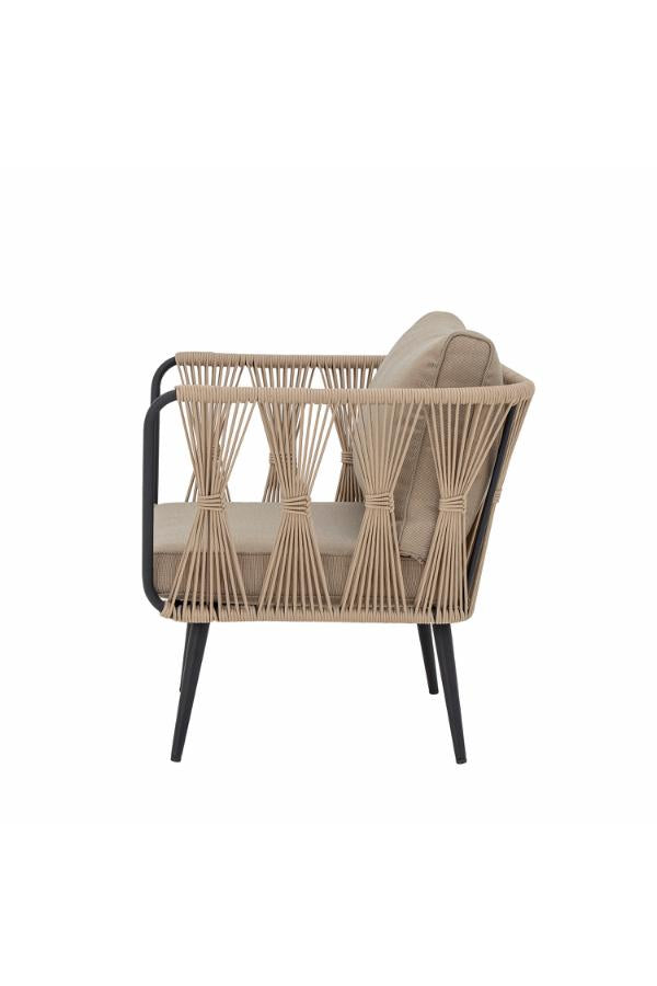 Bloomingville Pavone Lounge Chair, Brown, Metal