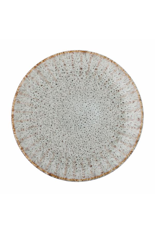 Creative Collection Fleur Plate, Nature, Stoneware
