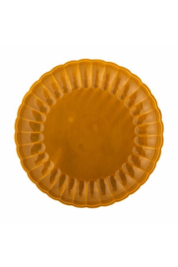 Bloomingville Latina Plate, Yellow, Stoneware