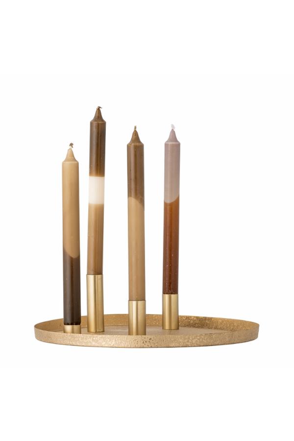 Bloomingville Maxime Candle Holder, Gold, Metal