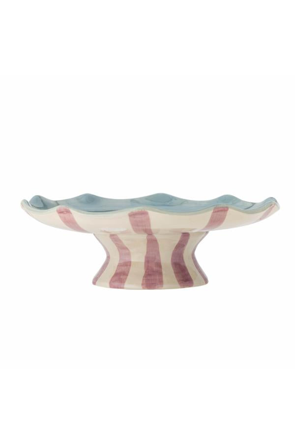 Bloomingville Willa Cake Tray, Multi, Stoneware