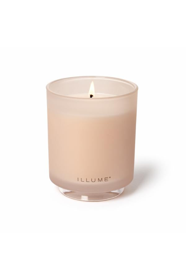 Illume Coconut Milk Mango Box Glass Candle, Rose,