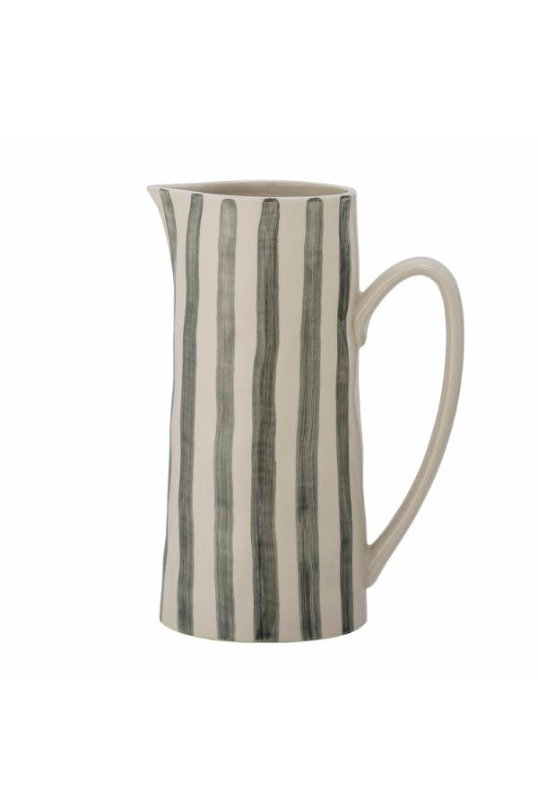 Creative Collection Begonia Jug, Green, Stoneware