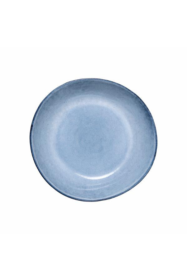 Bloomingville Sandrine Plate Deep, Blue, Stoneware