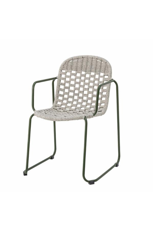 Bloomingville Calana Dining Chair, Green, Metal