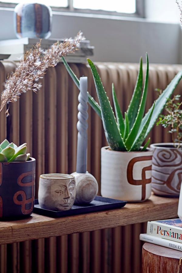 Bloomingville Abas Deco Flowerpot, Brown, Terracotta