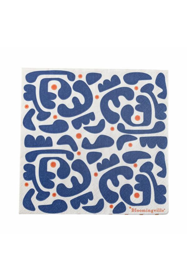 Bloomingville Eviaya Napkin, Multi, FSC®Mix, Paper