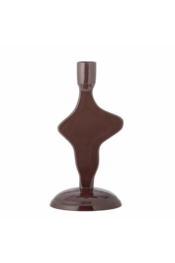 Bloomingville Cidra Candle Holder, Brown, Aluminum