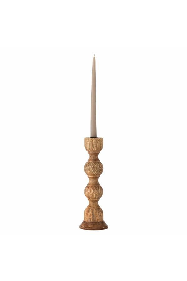 Creative Collection Nalua Candle Holder, Nature, Mango