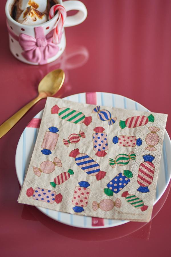 Bloomingville Caramella Napkin, Multi, FSC®Recycled, Paper