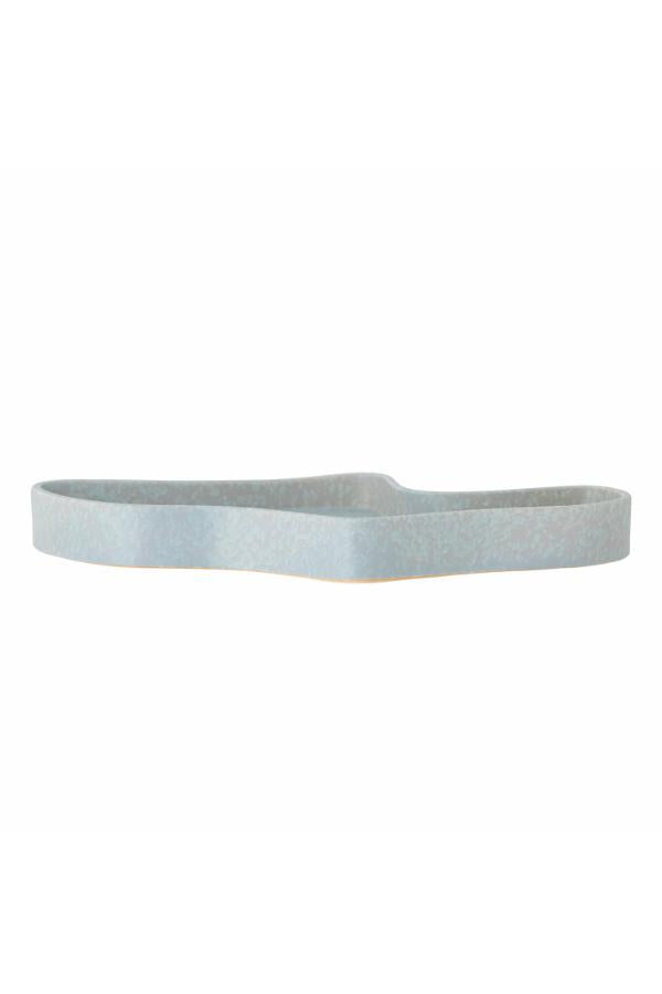 Bloomingville Lakey Tray, Blue, Stoneware