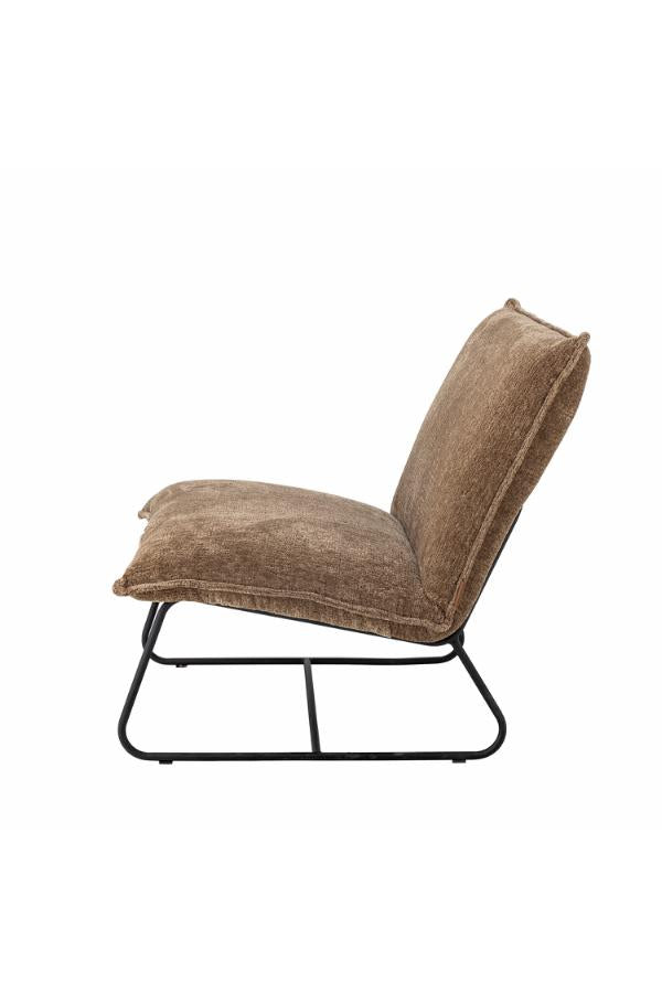 Bloomingville Cape Lounge Chair, Brown, Recycled Polyester