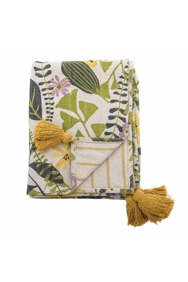 Creative Collection Camelie Throw, Multi, Recycled Cotton