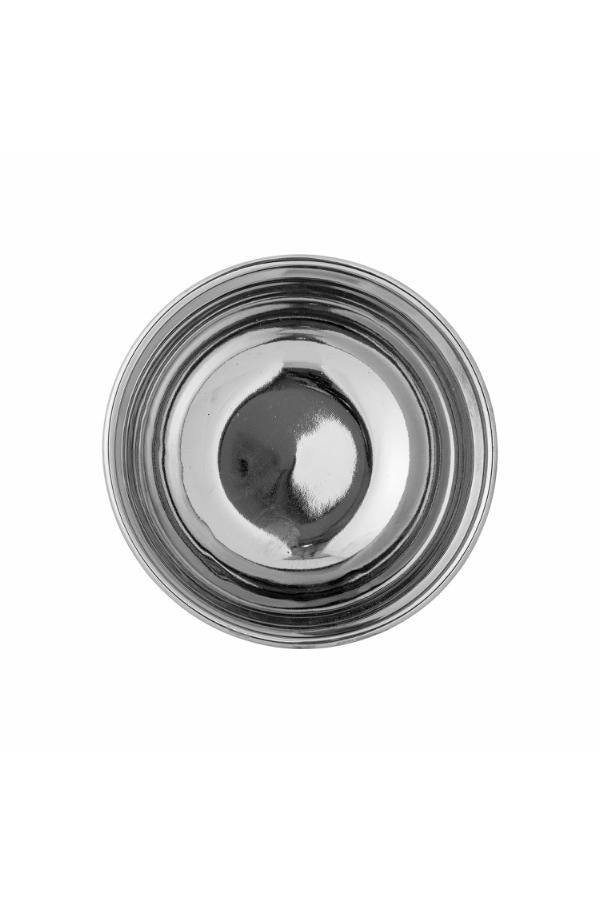 Bloomingville Shine Bowl, Silver, Stoneware