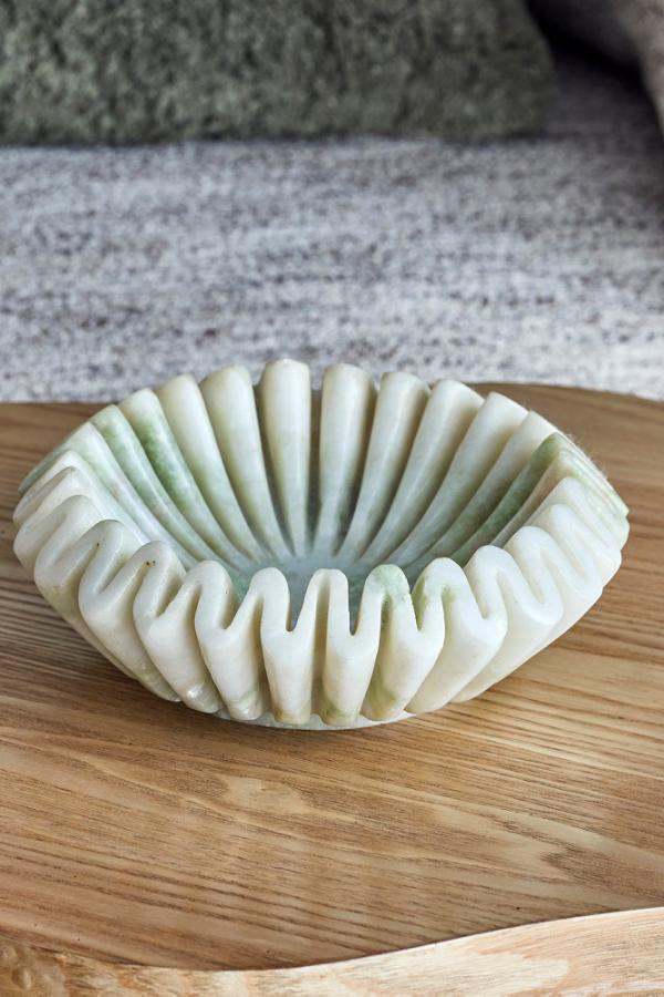 Bloomingville Harmonia Bowl, Green, Marble