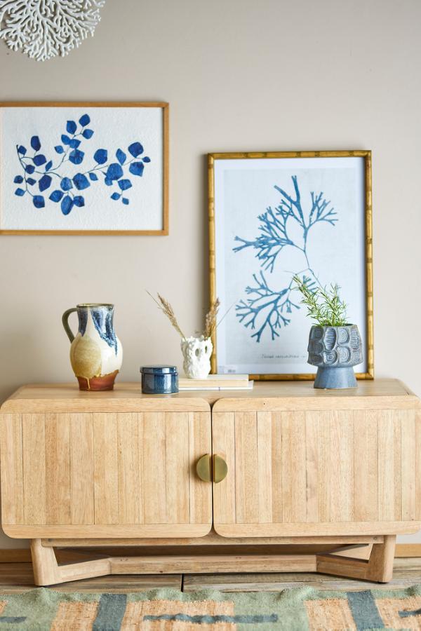 Creative Collection Serrone Cabinet, Nature, Rubberwood