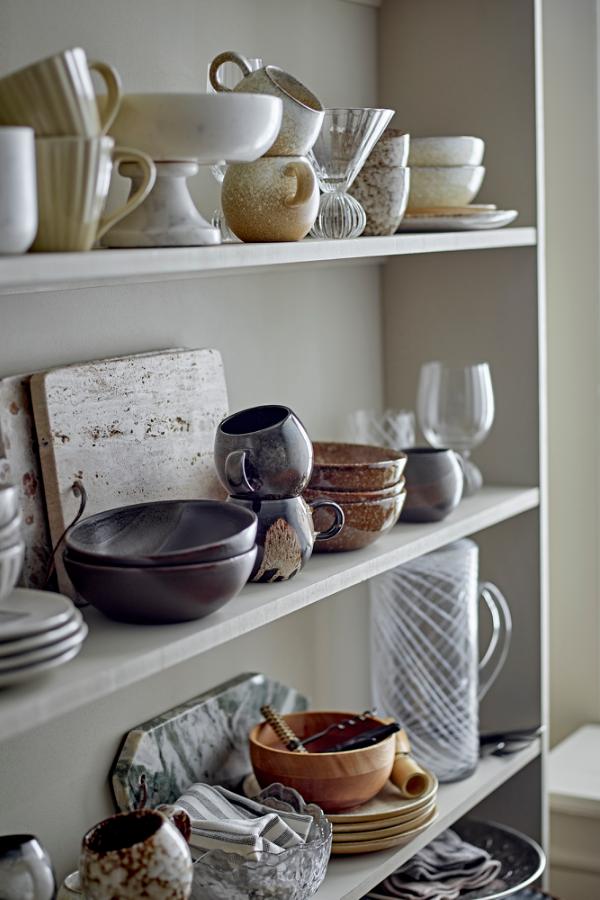 Bloomingville Paula Bowl, Brown, Stoneware