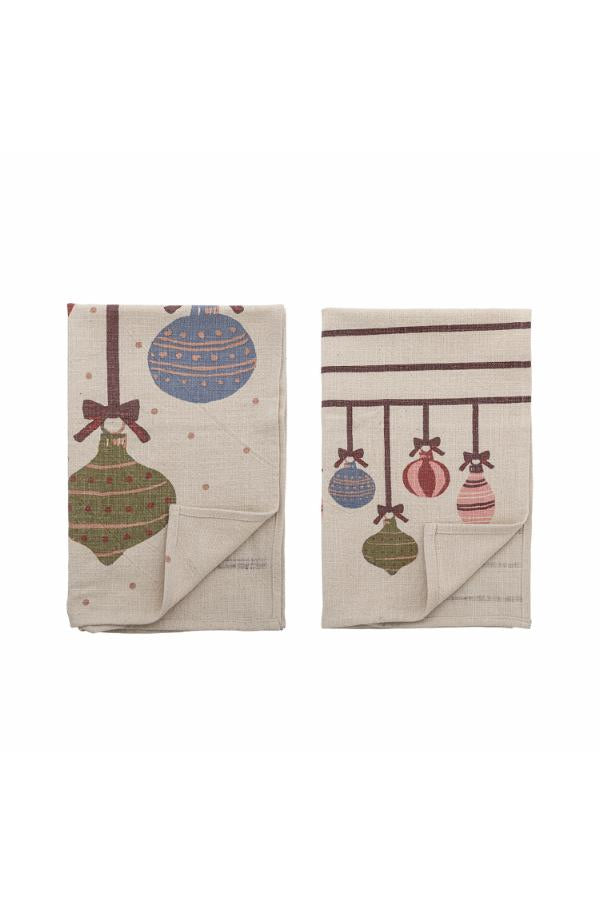 Bloomingville Ornamentia Kitchen Towel, Multi, Cotton OEKO-TEX®