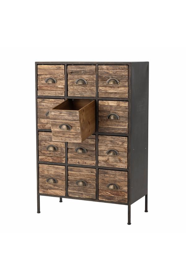 Creative Collection Matteo Drawers, Black, Metal