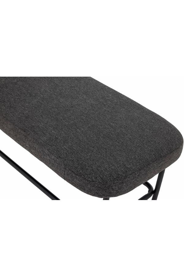 Bloomingville Farell Bench, Grey, Polyester