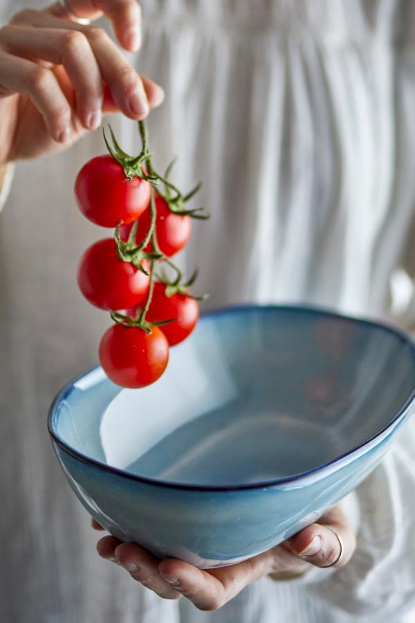 Bloomingville Sandrine Bowl, Blue, Stoneware