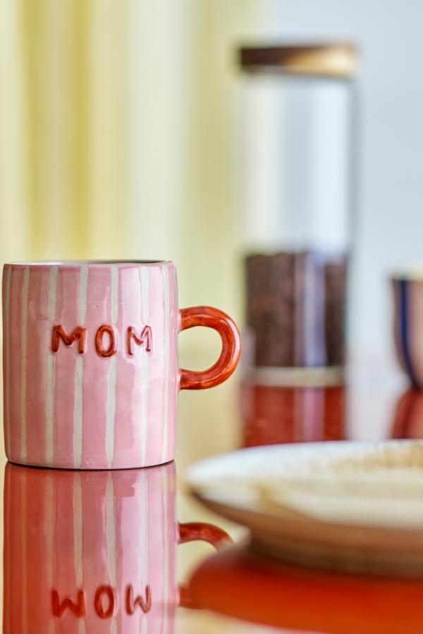 Bloomingville Cherish Mug, Rose, Stoneware