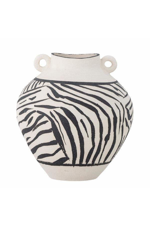 Bloomingville Togo Vase, Black, Stoneware
