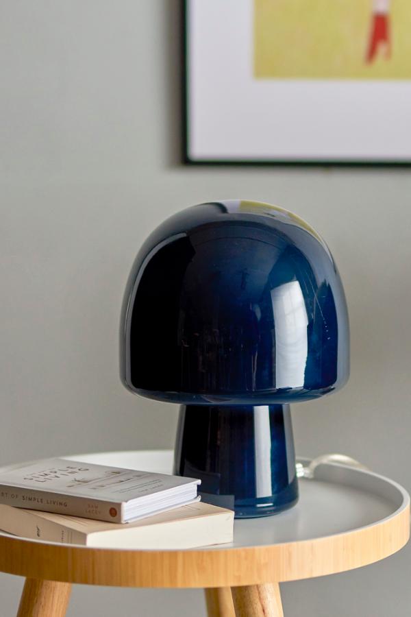 Bloomingville Paddy Table lamp, Blue, Glass