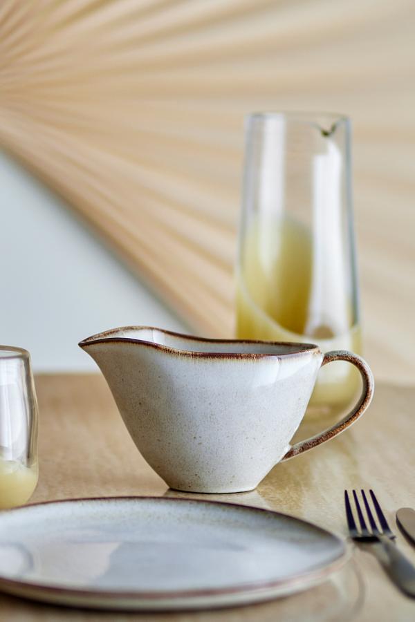 Bloomingville Sandrine Gravy Boat, Nature, Stoneware