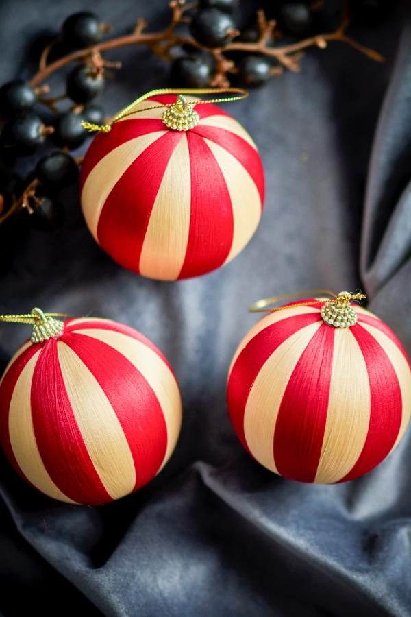 Bloomingville Wynn Ornament, Red, Polyester